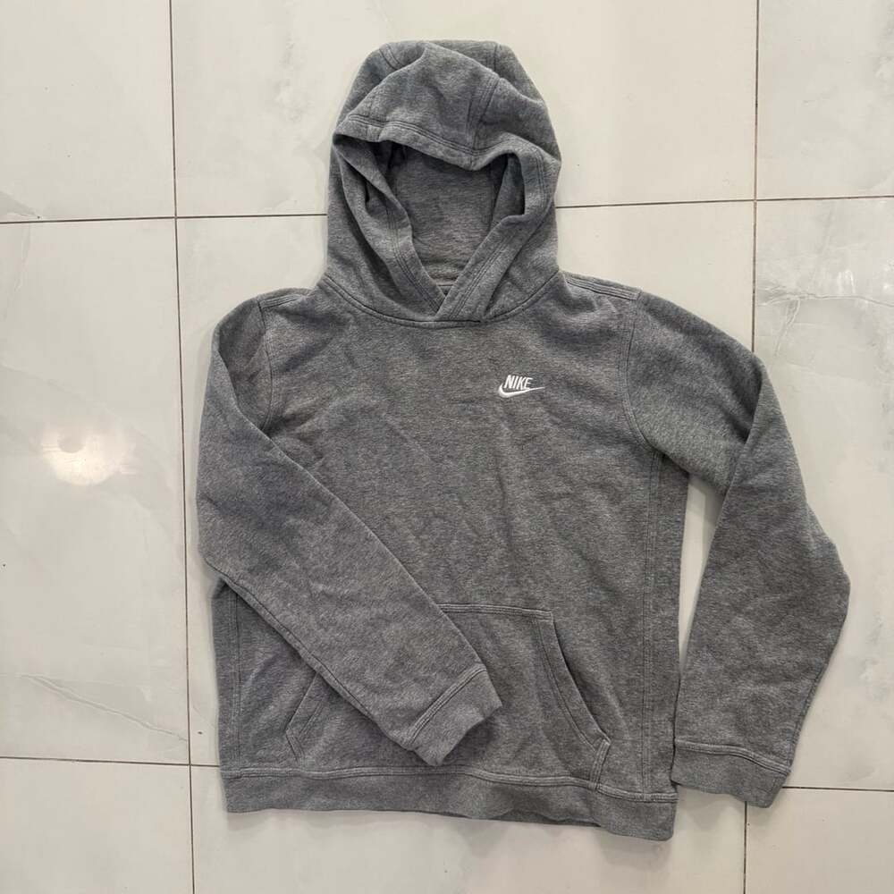 Nike Club Fleece Pullover Hoodie Size XL Gray